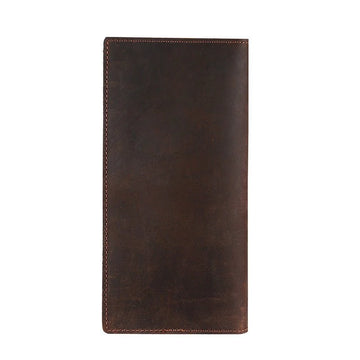 Long Wallet Genuine Leather Hand-held Men's Card Holder