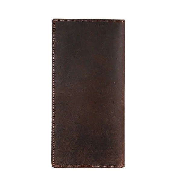 Long Wallet Genuine Leather Hand-held Men's Card Holder