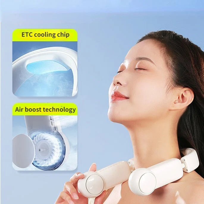 Portable Mini Neck Fan Portable Bladeless Fan USB